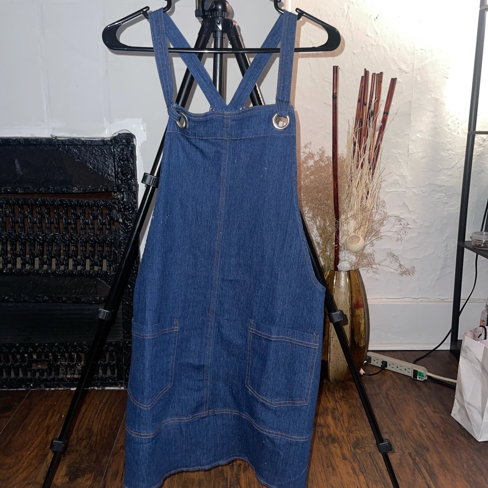 Jean skirt romper